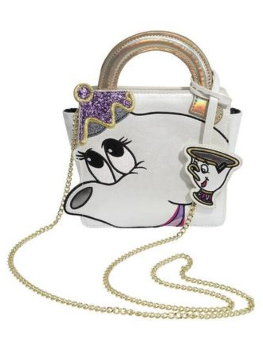 Danielle Nicole Disney Beauty the Beast Potts Chip Crossbody Purse